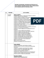 JURNAL BODONG Blacklisted Publishers and Their Respective Journals