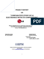 Comparative Study of LG Electronics With Its Competotors