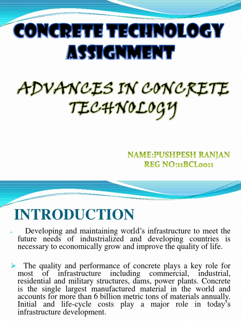 Concrete Assignment | PDF | Construction Aggregate | Concrete