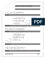 Unit 1 Matrices and Determinants Examples