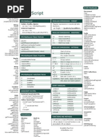 Javascript Cheat Sheet