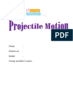 Projectile Motion Experiment 1