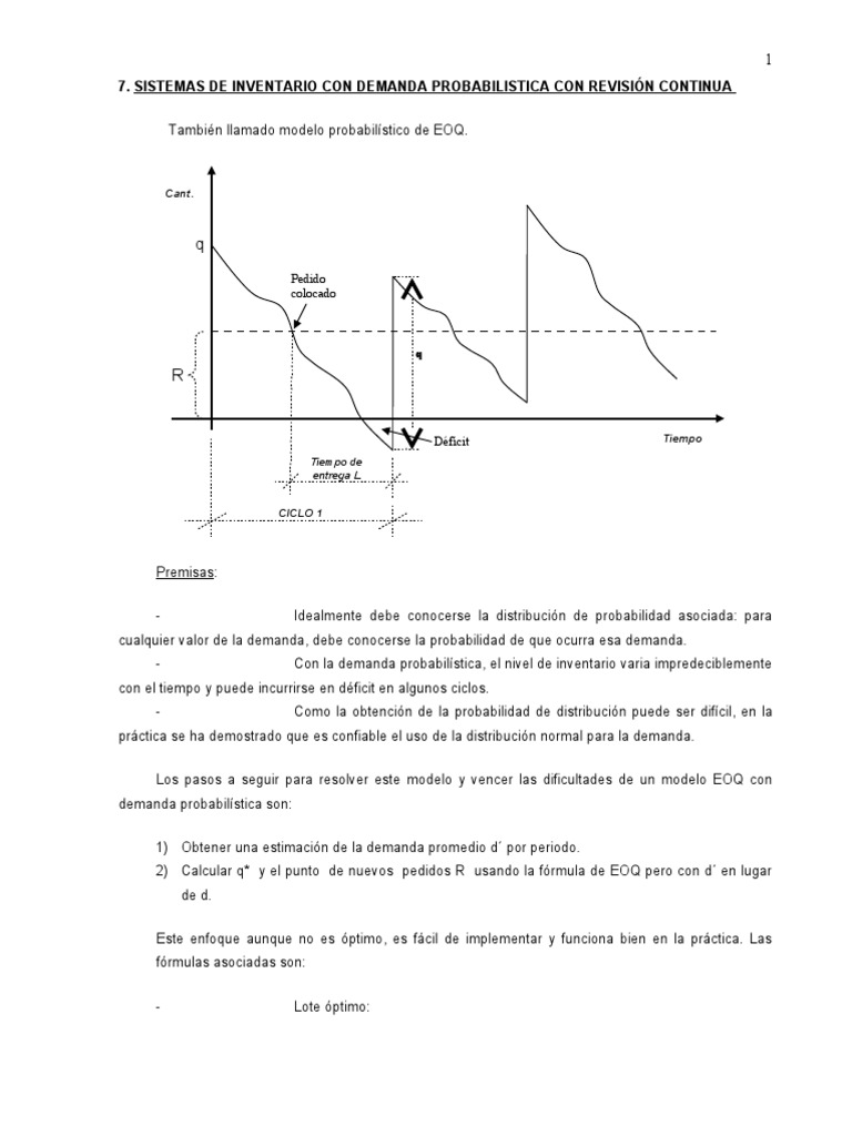 Modelo 7 - Inventario Estocastico | PDF | Inventario | Probabilidad
