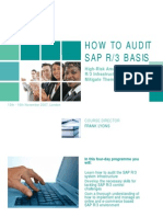 Audit SAP Basis Course