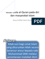 Kesan Buta Al-Quran Pada Diri Dan Masyarakat Islam