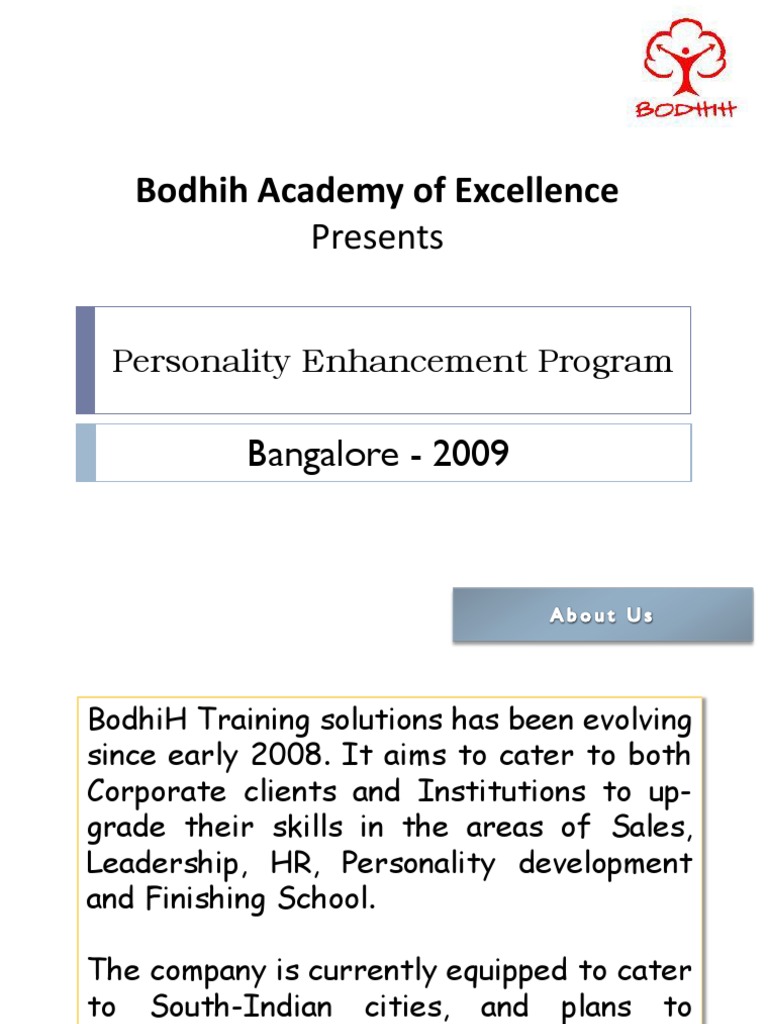 Personality Enhancement Program | PDF | Psychological Concepts | Cognition