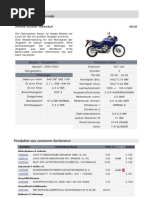 Honda XL650V Transalp - Consumabile