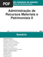 Administração de Recursos Materiais e Patrimoniais II