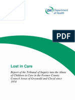 Lost in Care, The Waterhouse Report, Wales Foster Home Abuse Enquiry, 2000.