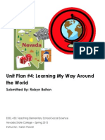 Unit Plan #4: Learning My Way Around The World: Submitted By: Robyn Bolton