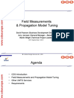 Field Measurements & Propagation Model Tuning