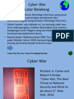 Cyber War Dr Yani