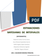 Estimaciones Bayesianas de Intervalos