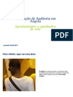 Auditoria em Angola (Evolução - Histórica)