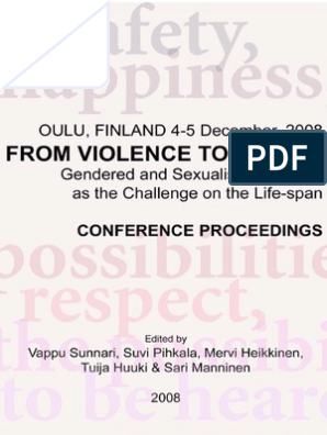 THE INVISIBLE VIOLENCE OF FEMENINE GENDER ROLES PÃG 217 | Violence ...