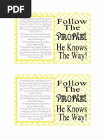 Download YW LessonFollow the Prophet by Autumn AndChris Bennett SN138975181 doc pdf