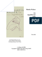 Walser, Martin - Der Augenblick Der Liebe