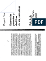 Experiencias Personales y Científicas de Una Antropologa
