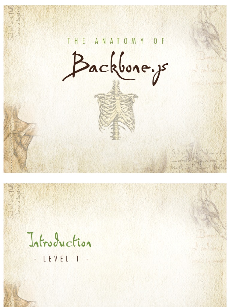 The Anatomy of BackboneJS | PDF | Html | Information Technology Management