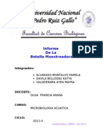 Informe Del Mmuestreador de Agua