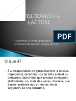 Intolerância A Lactose