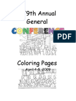 General Conference April 2009 Coloring Packet