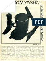 Pogonotomia o El Arte de Afeitars, Recomendaciones. Enero1966.