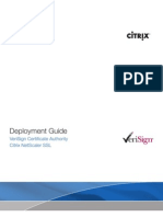 Citrix VerisignNetScaler DepGuide