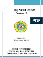 Download Karya Ilmiah Topik Jejaring Sosial Social Network by Irwansyah Hazniel SN139009309 doc pdf