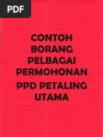 Borang Permohonan Menduduki Kuarters Ppd Petaling Utama