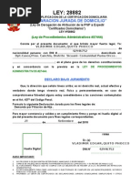 DECLARACIÓN JURADA DOMICILIO