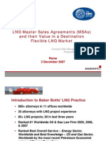 LNG Master Sales Agreement & Their Value in a Destination Flexible LNG Market - Steven Miles