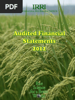 IRRI AR 2012 - Audited Financial Statements