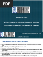 CRGO Transformer Lamination Manufacturer - CRNGO Transformer Lamination Manufacturer in India