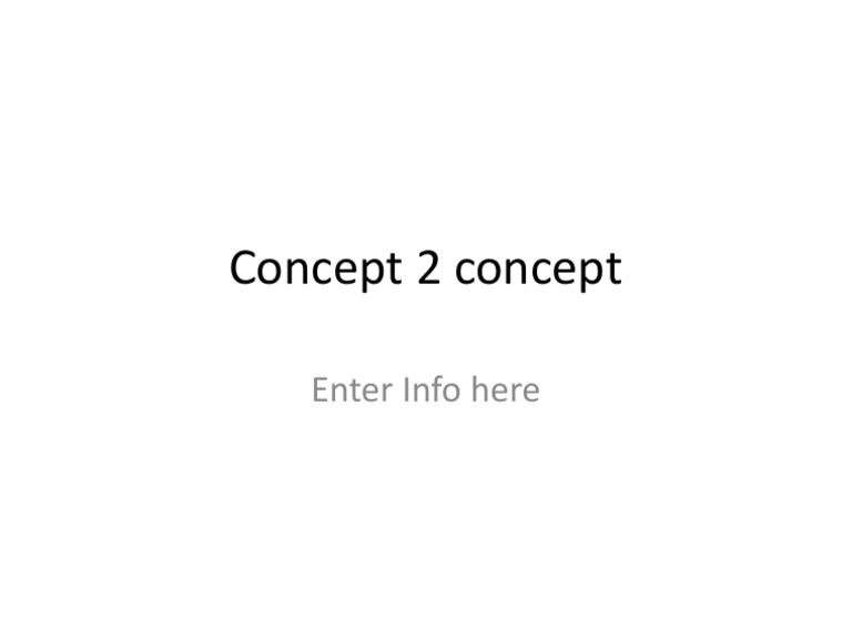 Concept 2 | PDF