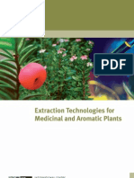 Extraction Technologies for Medicinal and Aromatic Plants