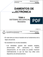 Tema 4 - Sistemas Secuenciales I