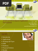 A Framework For Speech Recognition Development