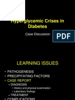 Hyperglycemic Crises in Diabetes
