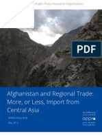 Policy Brief - Central Asian Trade and Afghanistan
