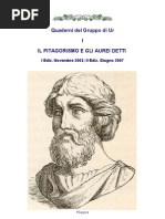 1 - Il Pitagorismo e Gli Aurei Detti