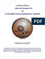 7 - La Polemica Evola-Guenon Sul Vedanta
