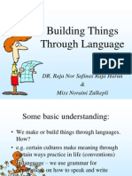 Building Things Through Language