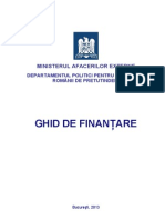 Ghid de Finantare 2013