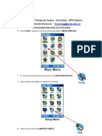 Coordenadas Planas Gauss - Colombia - Garmin - Luis Ochoa