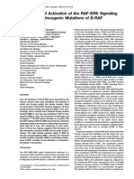 Mechanism of Activation of the RAF-ERK Signaling Pathway by Oncogenic Mutations of B-RAF

