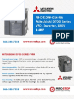 FR d710w 014 Na Mitsubishi VFD