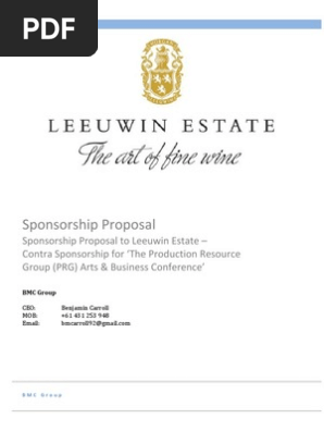 Sponsorship Proposal