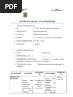 Sesion de Aprendizaje - GILMER