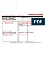 differentiating instruction t chart